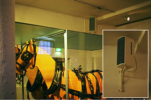 Cardioidstrahler SK-6�.1.C im Pferdemuseum in Verden (Installation der Tonanlage: ERWE, Bremen)
